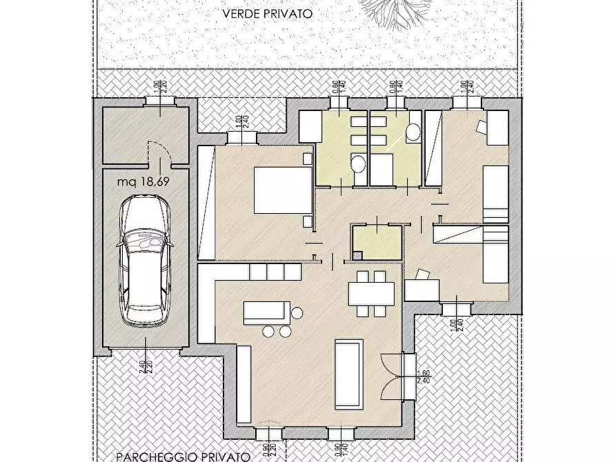 Immagine 4 di Villa in vendita  in Via Piave a Podenzano