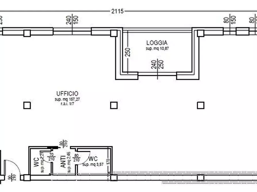 Immagine 2 di Ufficio in vendita  in Via Corselli a Piacenza