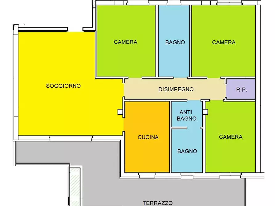 Immagine 18 di Appartamento in vendita  in Viale Risorgimento a Piacenza