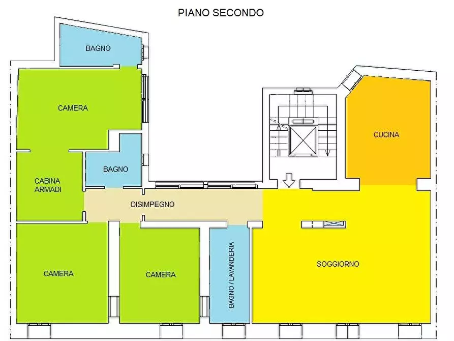 Immagine 2 di Appartamento in vendita  in Via San Siro a Piacenza