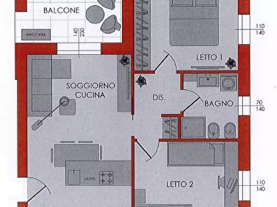 Immagine 20 di Appartamento in vendita  in Viale Dante Alighieri a Piacenza