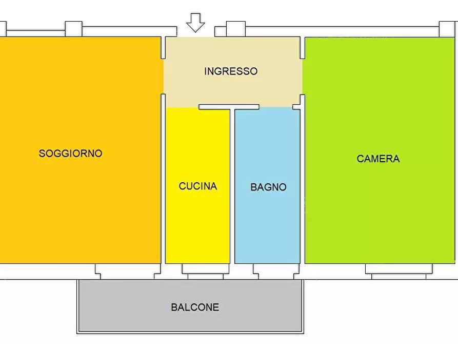 Immagine 16 di Appartamento in vendita  in Via Giuseppe Mazzini a Rozzano