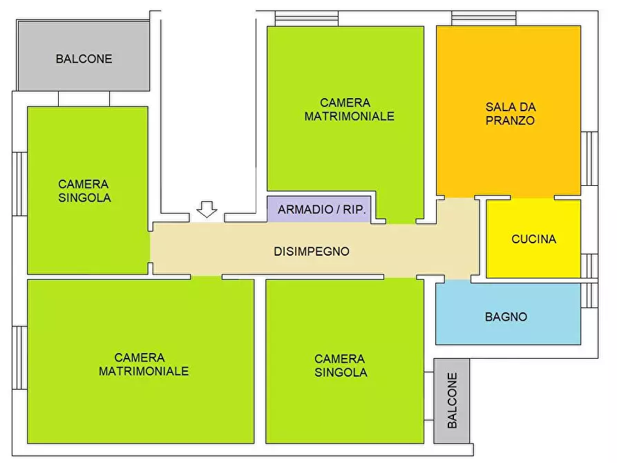 Immagine 25 di Appartamento in affitto  in via Antondomenico Rossi a Piacenza