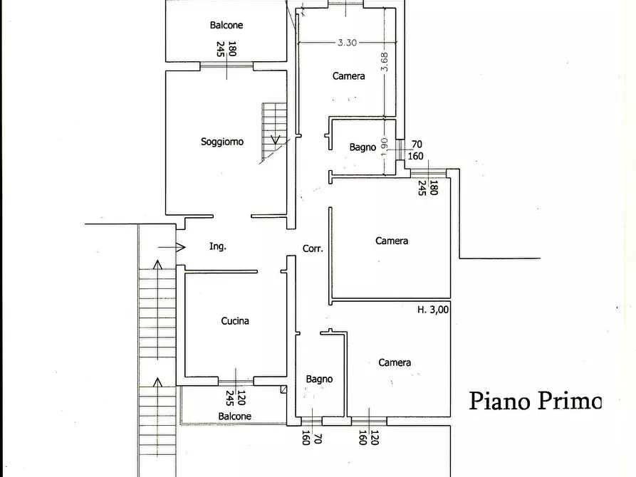Immagine 39 di Villetta a schiera in vendita  in via liguria 19 a Siena
