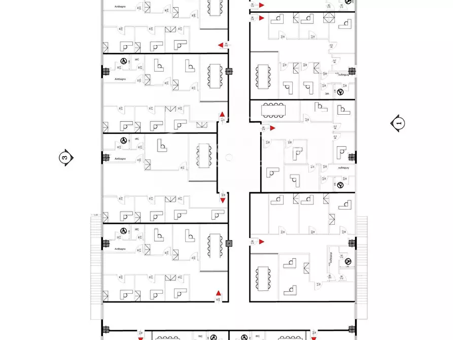 Immagine 18 di Ufficio in affitto  in via salvo d'acquisto a San Marcellino