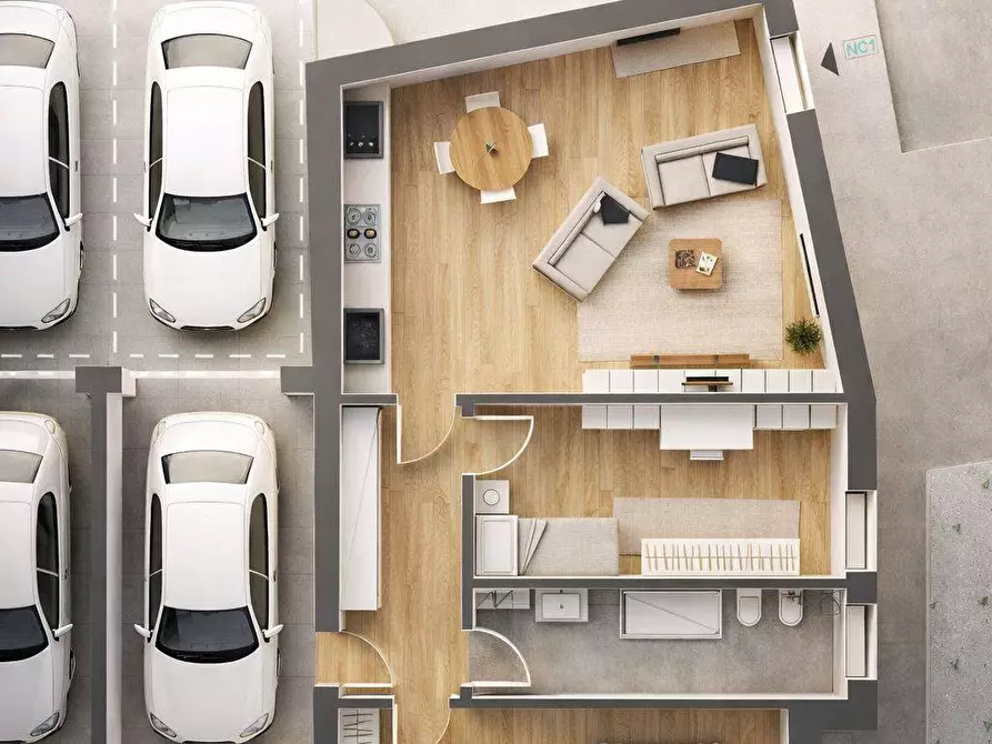 Immagine 1 di Villetta a schiera in vendita  in Via Provinciale Circonvallazione 1 a Molinella