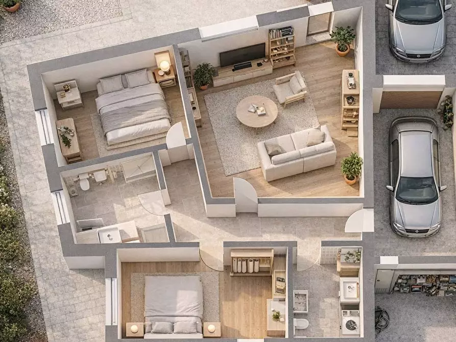 Immagine 1 di Villetta a schiera in vendita  in Via provinciale Circonvallazione a Molinella