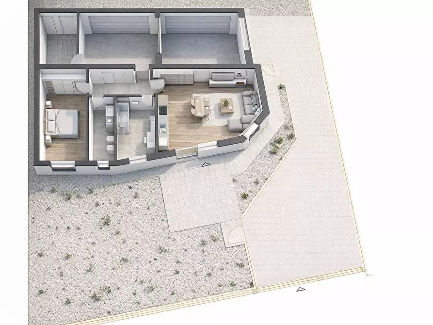 Immagine 1 di Villetta a schiera in vendita  in Via Provinciale Circonvallazione a Molinella