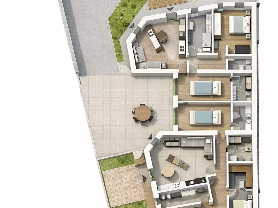 Immagine 3 di Villetta a schiera in vendita  in Via Provinciale Circonvallazione a Molinella