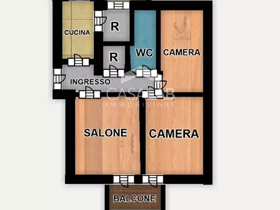 Immagine 2 di Appartamento in vendita  in Piazza Benvenuto Cellini 14 a Palermo