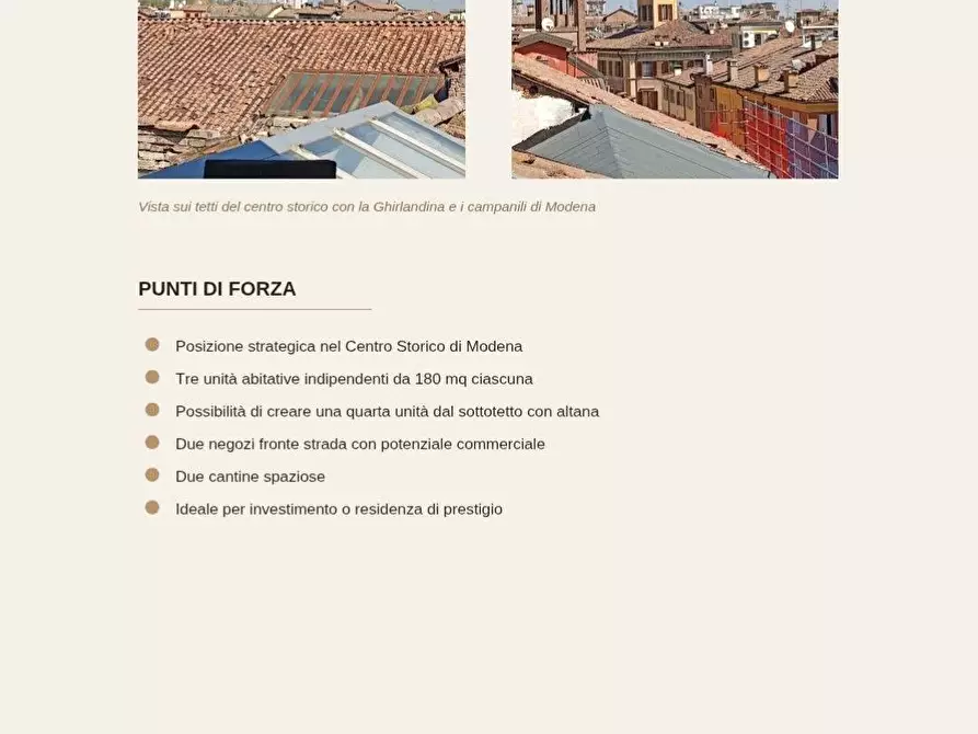 Immagine 2 di Palazzo in vendita  in Via Saragozza a Modena