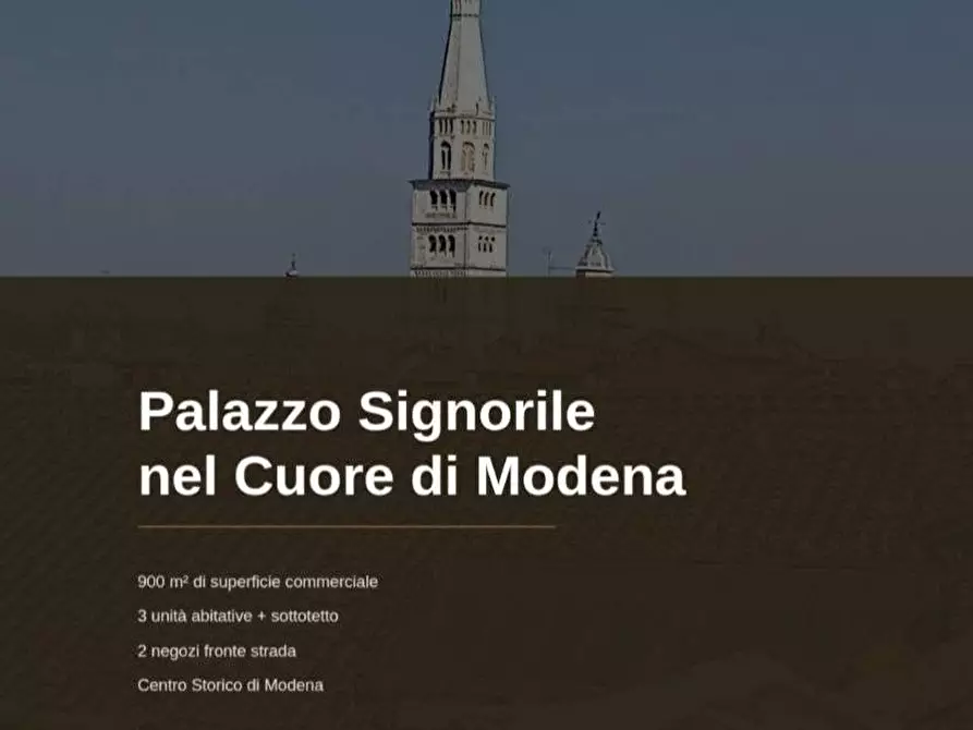 Immagine 1 di Palazzo in vendita  in Via Saragozza a Modena