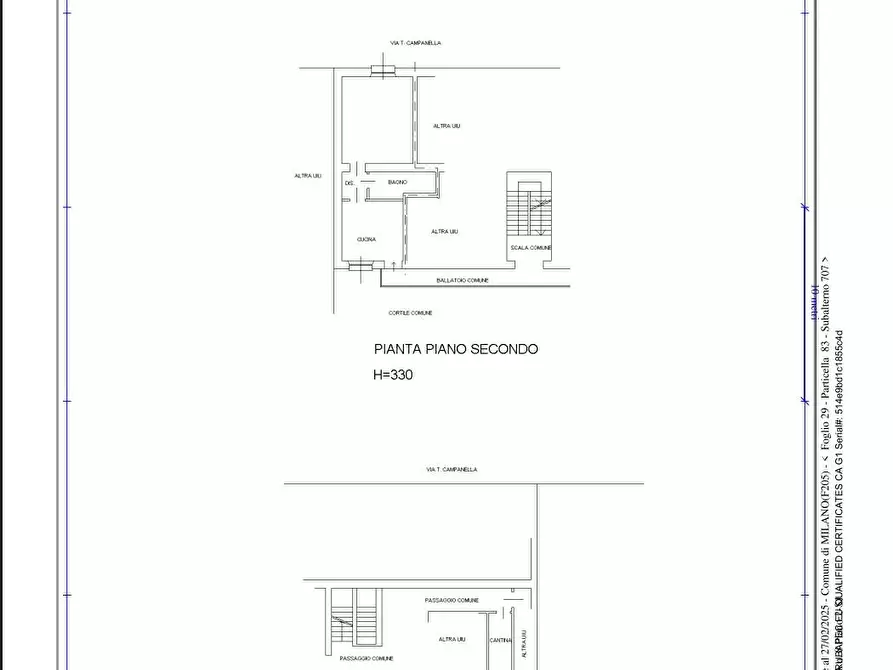 Immagine 12 di Appartamento in vendita  in VIA TOMMASO CAMPANELLA 8 a Milano