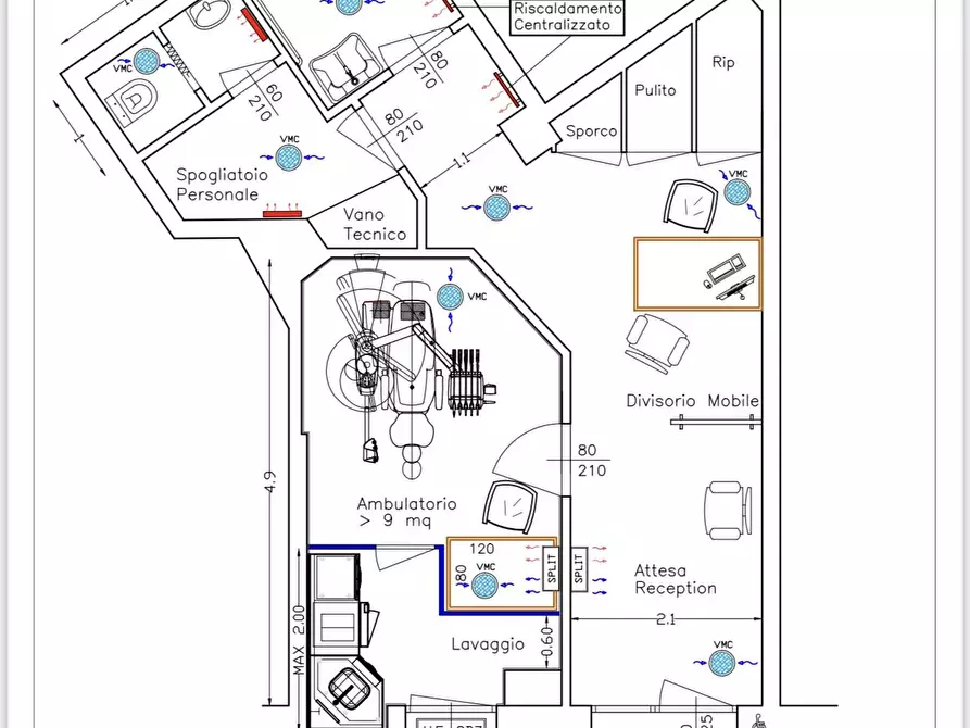 Immagine 13 di Negozio in vendita  in VIA DEL COMMERCIO 8P a Genova