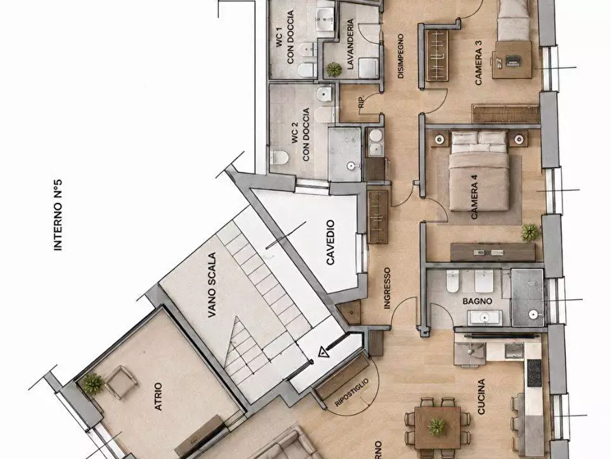 Immagine 1 di Appartamento in vendita  in PIAZZA CORVETTO 1 a Genova