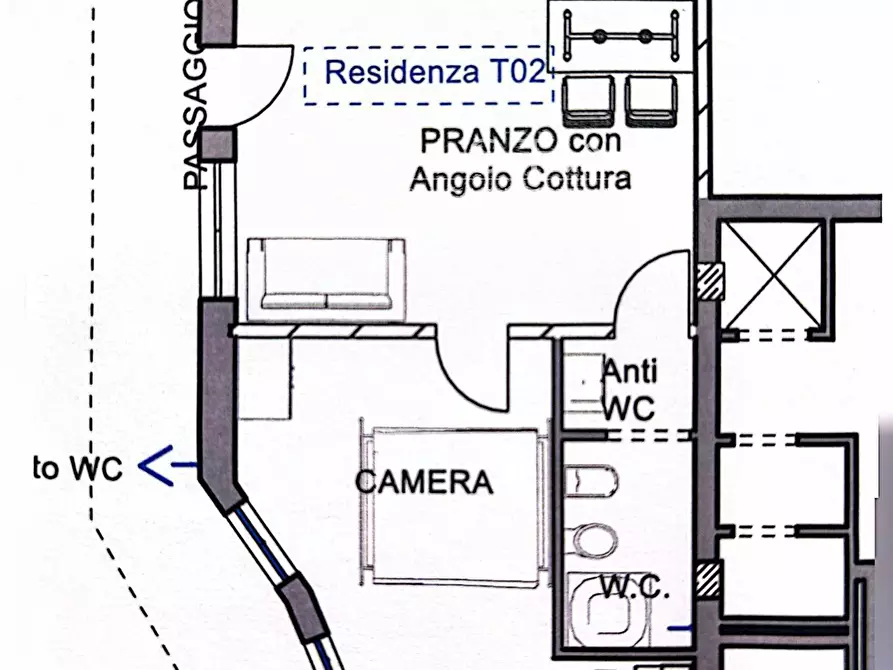 Immagine 5 di Appartamento in vendita  in caldari stazione a Ortona