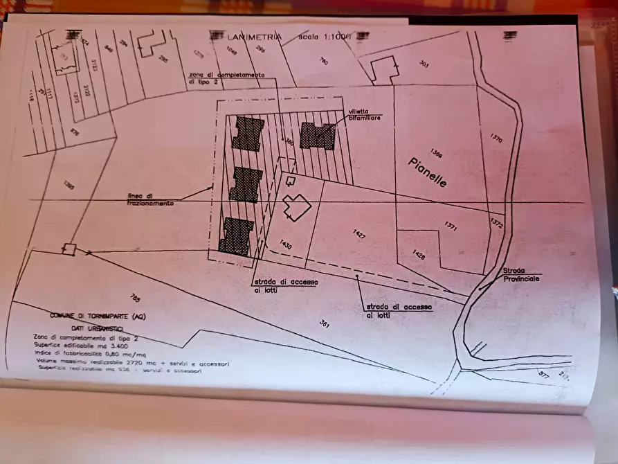 Immagine 2 di Terreno residenziale in vendita  in via Pietro Scotello a Tornimparte