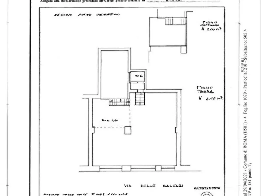 Immagine 20 di Locale commerciale in vendita  in Via delle Baleari 177,179,181 a Roma