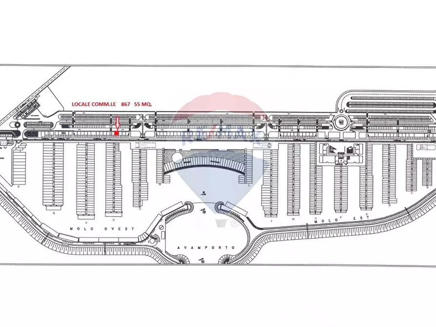 Immagine 16 di Locale commerciale in affitto  in Lungomare Duca degli Abruzzi 84 a Roma