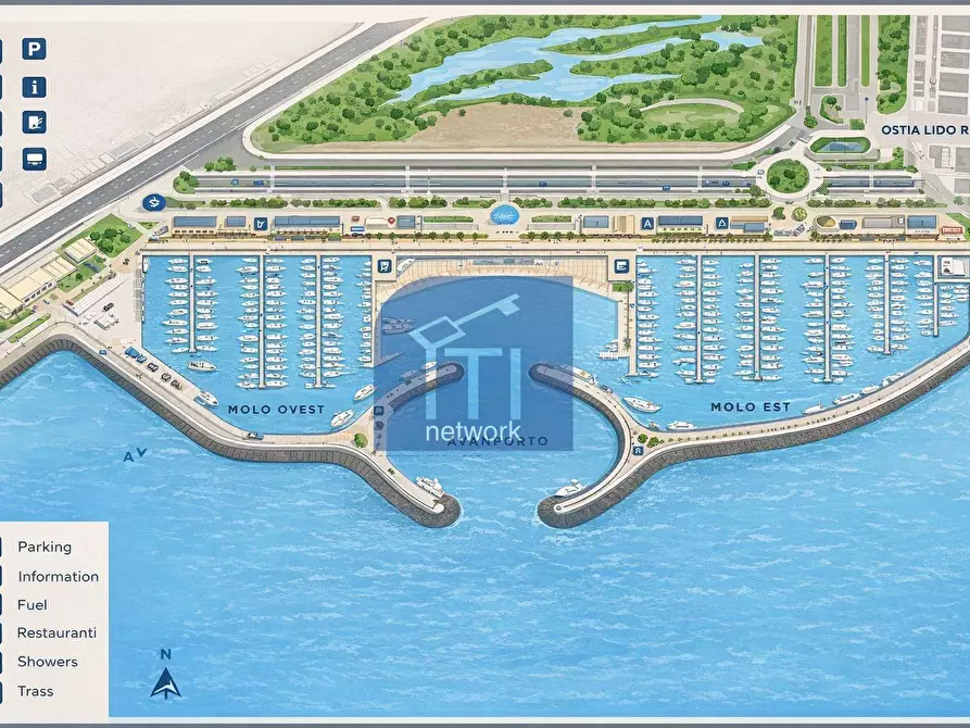 Immagine 15 di Locale commerciale in affitto  in Lungomare Duca degli Abruzzi 84 a Roma