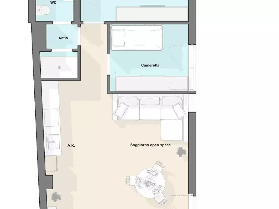 Immagine 11 di Appartamento in vendita  a Deruta