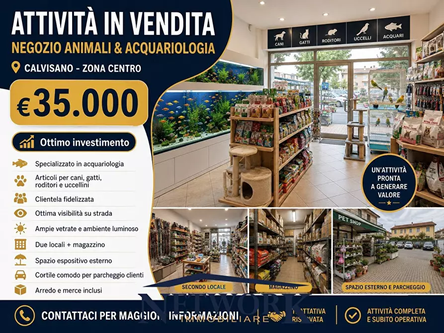 Immagine 1 di Attività commerciale in vendita  in Palestro a Calvisano