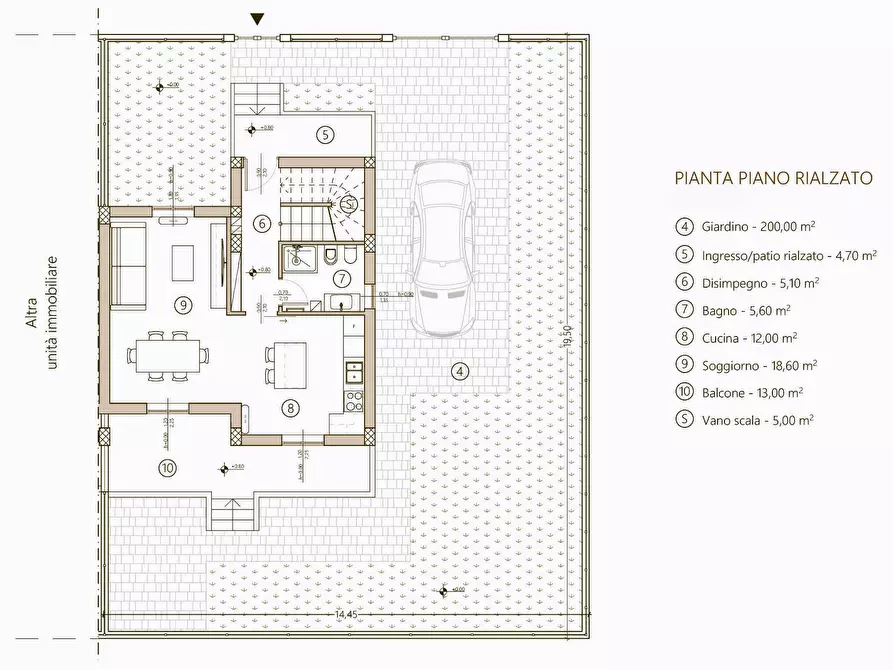 Immagine 25 di Villetta a schiera in vendita  in Villaggio Conca d'Oro a Amaroni