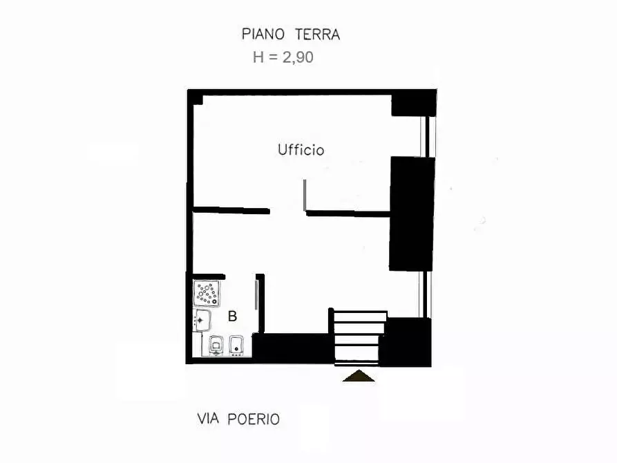 Immagine 13 di Ufficio in vendita  in via Giuseppe Poerio 30 a Catanzaro