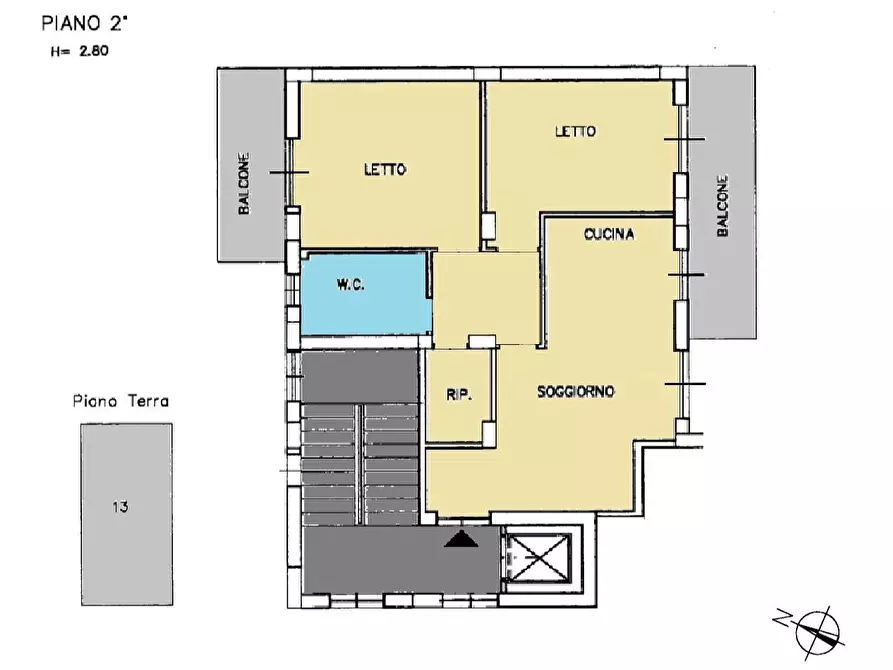 Immagine 22 di Appartamento in vendita  in via dei Conti Ruffo a Catanzaro