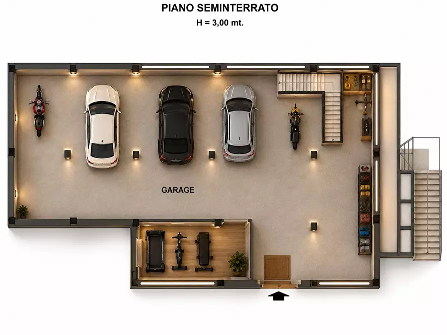 Immagine 10 di Villa in vendita  in via Formia 36 a Catanzaro