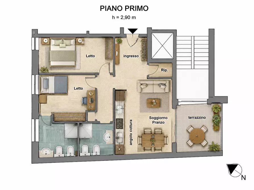 Immagine 20 di Appartamento in vendita  in Via Genova 13 a Catanzaro