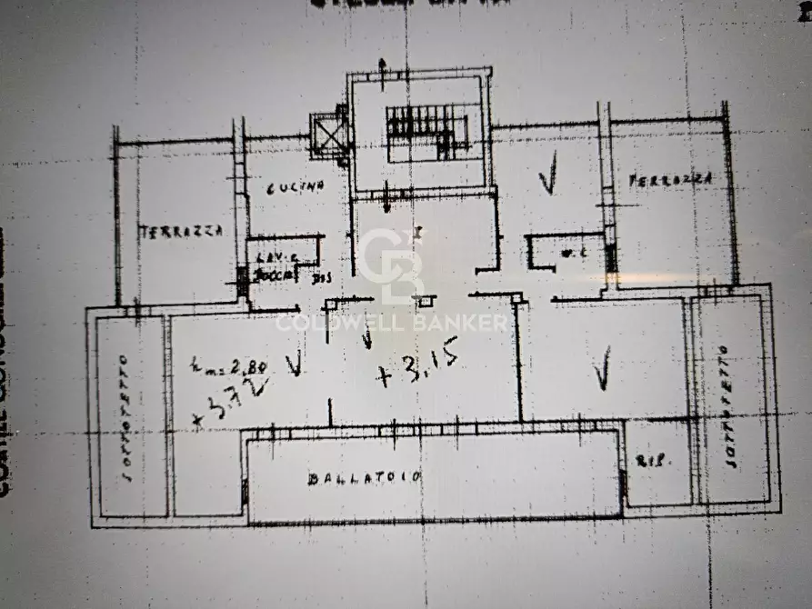 Immagine 38 di Attico in vendita  in via Sgroppillo 21 a San Gregorio Di Catania