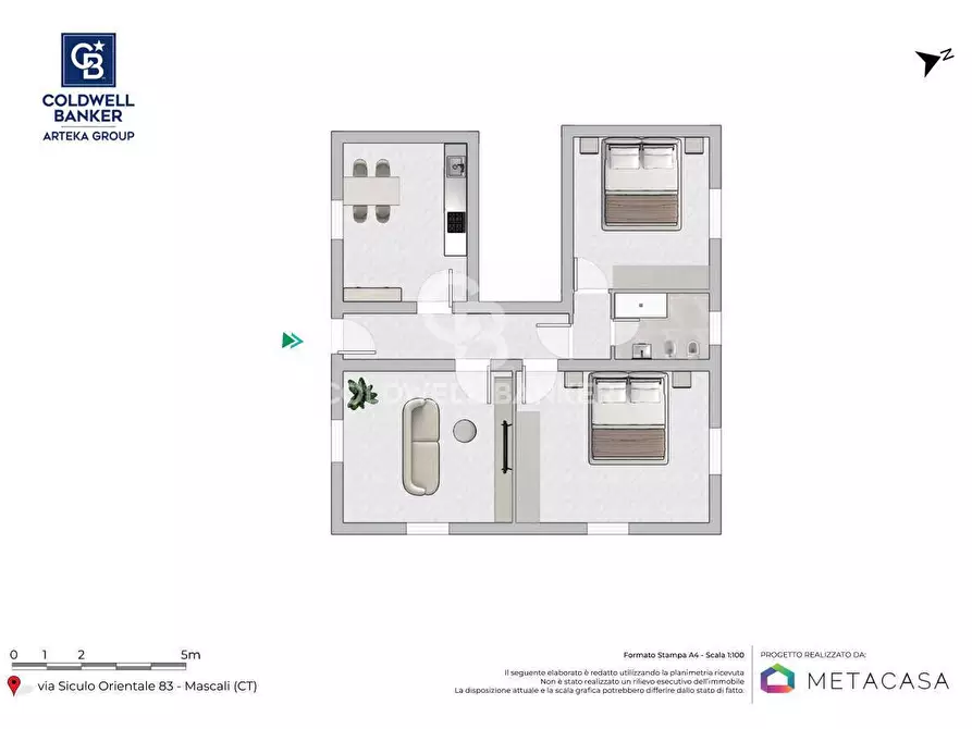 Immagine 18 di Casa indipendente in vendita  in via Siculo Orientale 83 a Mascali