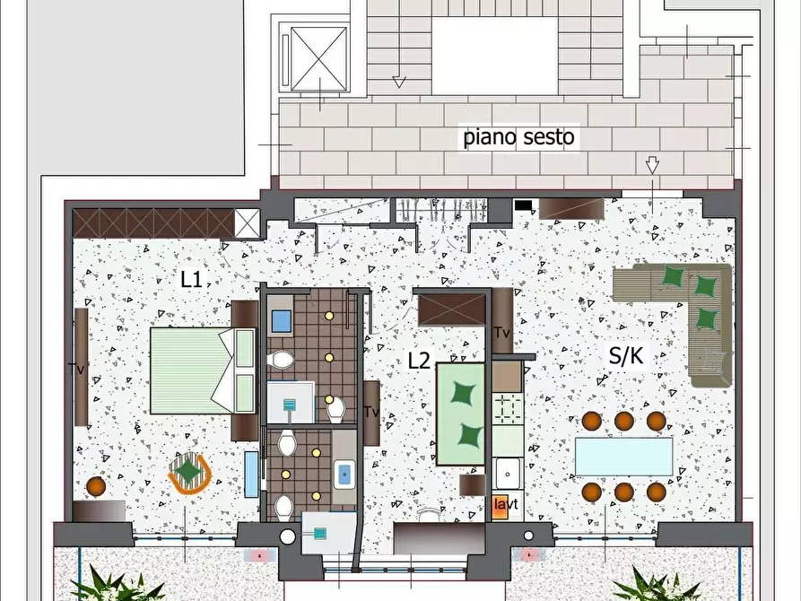 Immagine 10 di Appartamento in vendita  in Piazza Sant'Agostino 29 a Salerno