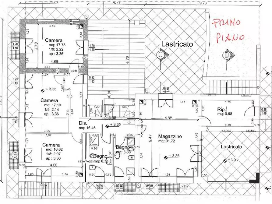 Immagine 49 di Rustico / casale in vendita  in Via Calamone a Auditore