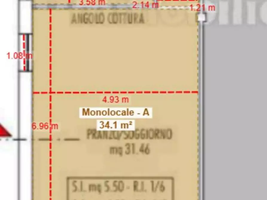 Immagine 12 di Appartamento in vendita  in via Bovio a Cattolica