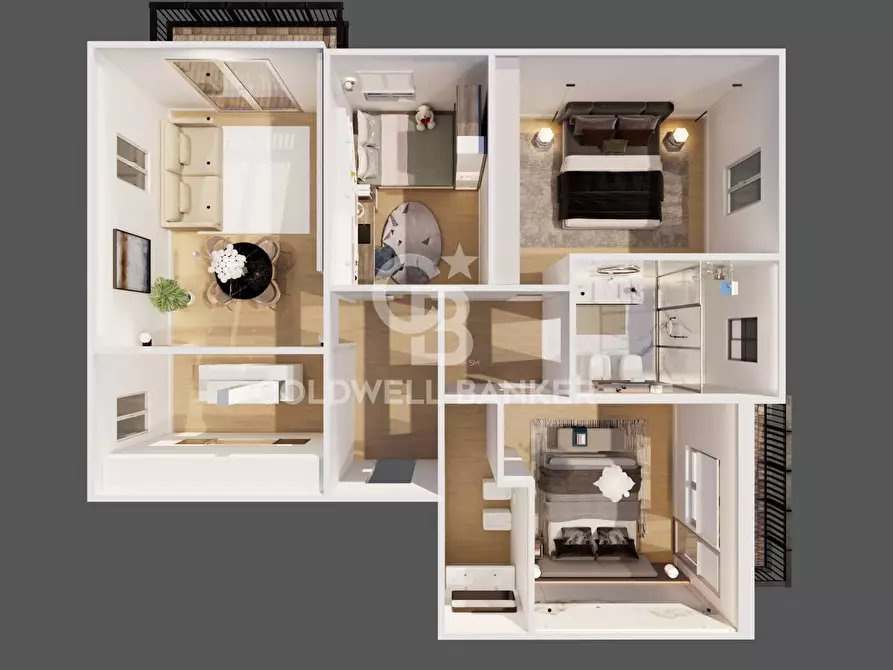 Immagine 6 di Appartamento in vendita  in Via Colombo 19 a Foligno