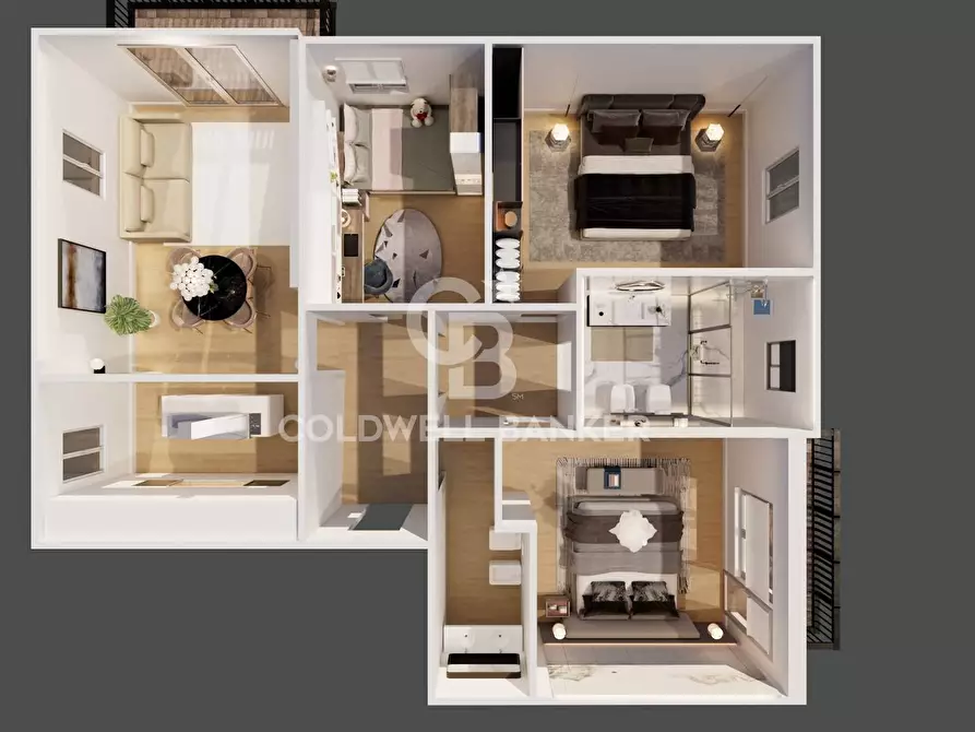 Immagine 6 di Appartamento in vendita  in Via Colombo 19 a Foligno