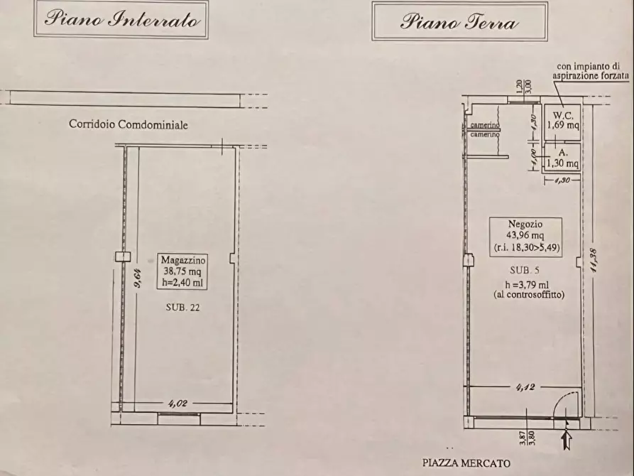 Immagine 8 di Negozio in vendita  in piazza del mercato 11 a Cattolica