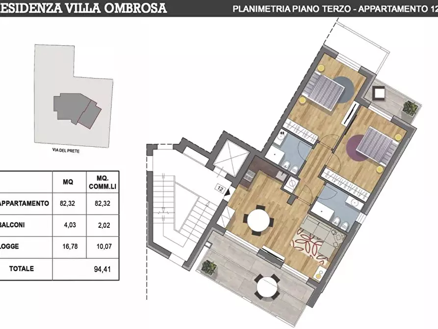 Immagine 3 di Appartamento in vendita  in Via Del Prete a Cattolica