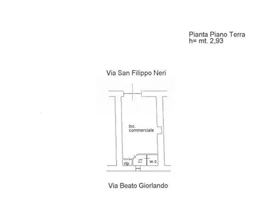 Immagine 23 di Locale commerciale in vendita  in via san filippo neri 23 a Caltagirone