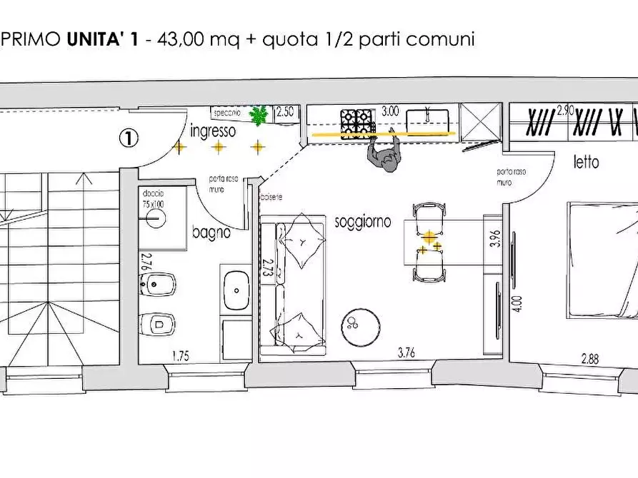 Immagine 9 di Appartamento in vendita  a Mantova