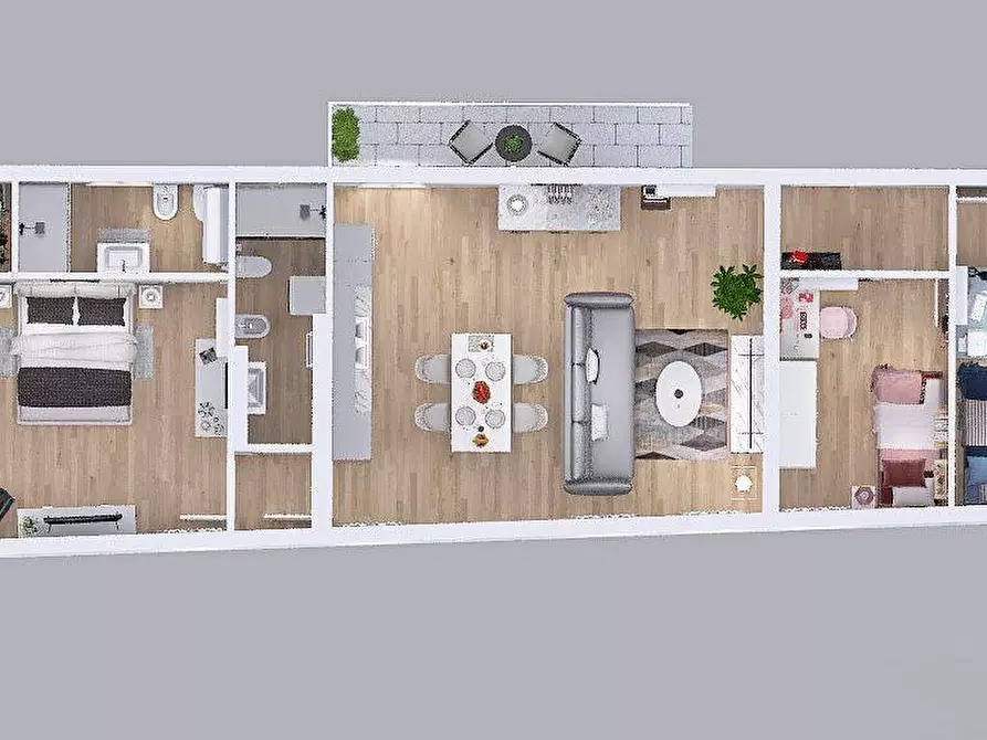 Immagine 1 di Appartamento in vendita  a Mantova