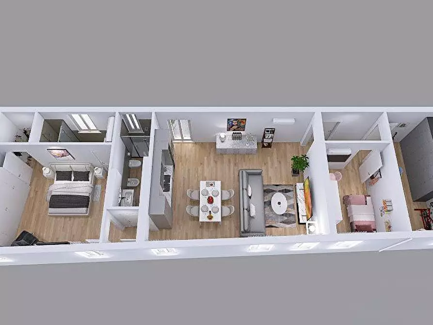 Immagine 2 di Appartamento in vendita  a Mantova