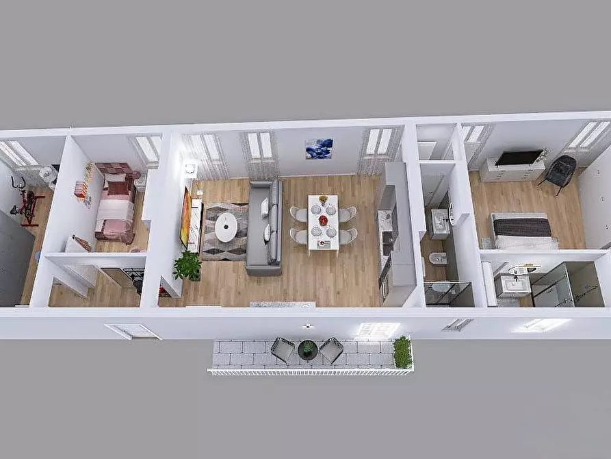 Immagine 3 di Appartamento in vendita  a Mantova