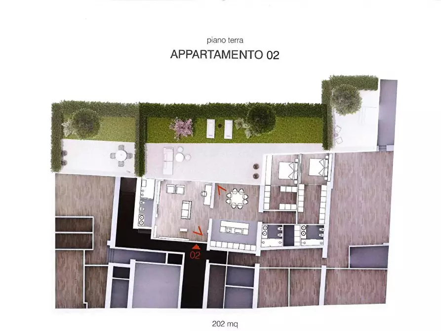 Immagine 4 di Appartamento in vendita  a Mantova
