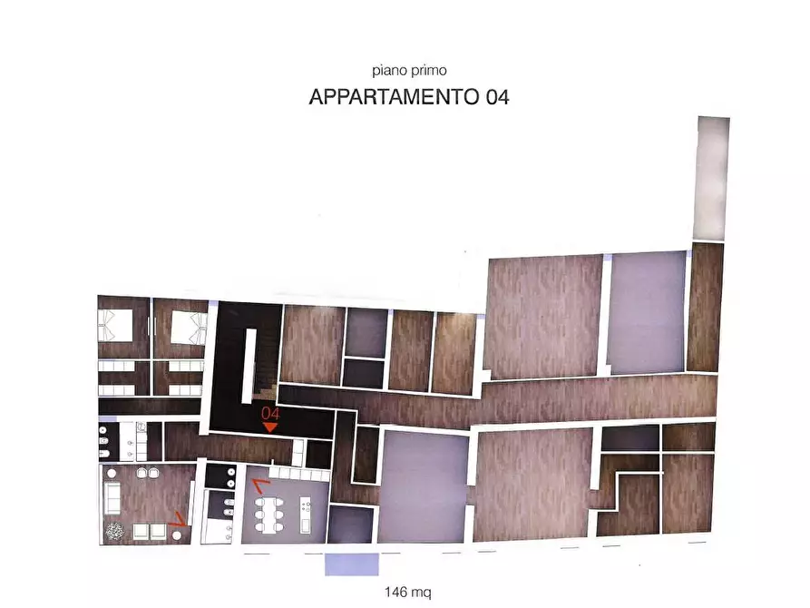 Immagine 3 di Appartamento in vendita  a Mantova