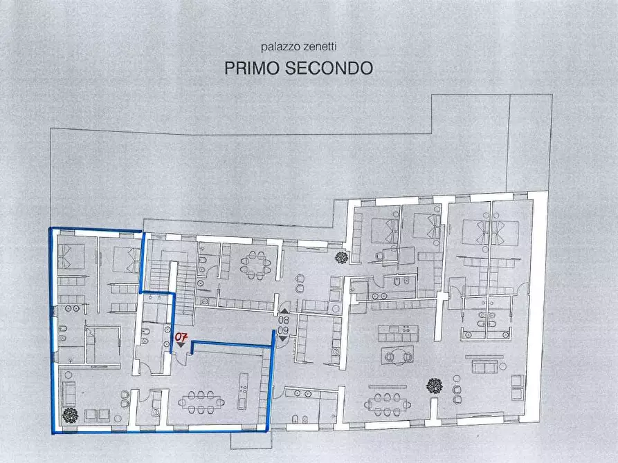 Immagine 6 di Attico in vendita  a Mantova