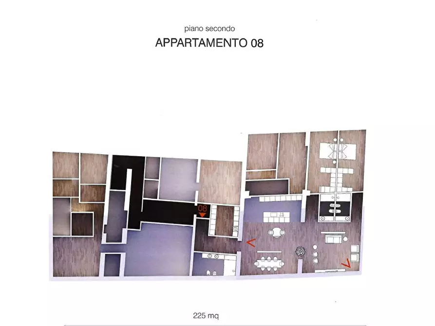 Immagine 3 di Attico in vendita  a Mantova