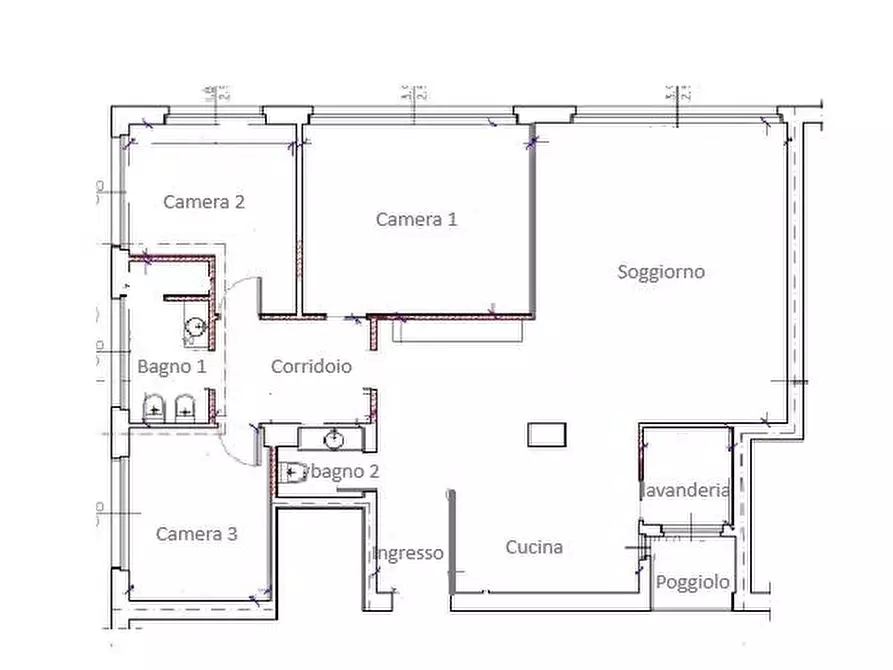 Immagine 23 di Appartamento in vendita  a Mantova